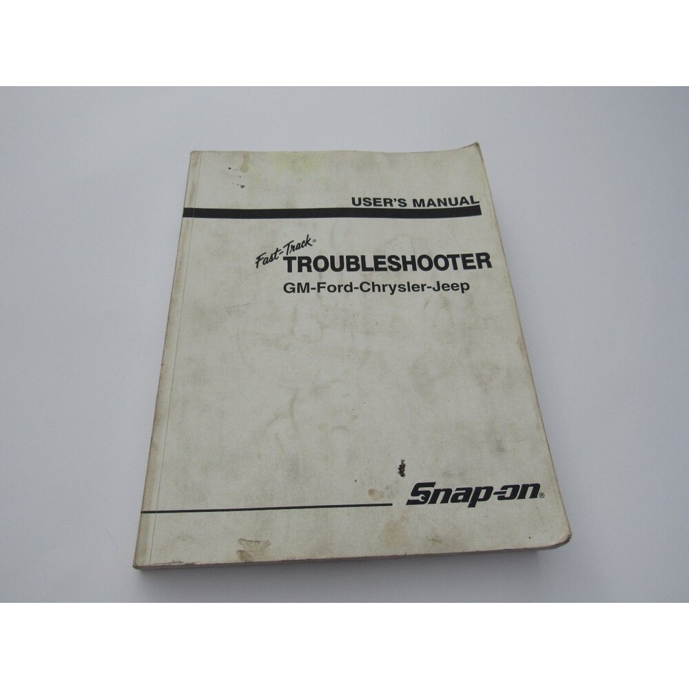 Fast-Track Troubleshooter GM-Ford-Chrysler-Jeep 1996 7th Ed. Snap-on